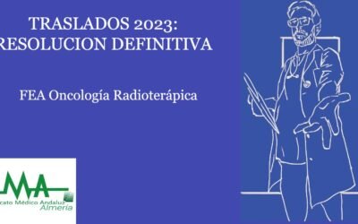 TRASLADOS 2023: RESOLUCIÓN DEFINITIVA. Facultativo/a Especialista de Oncología Radioterápica.