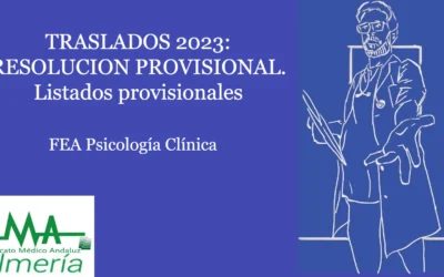 TRASLADOS 2023: Resolución Provisional y Listado provisional. FEA Psicología Clínica