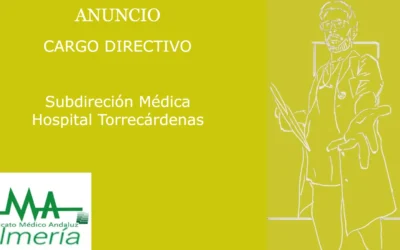 LIBRE DESIGNACIÓN. CARGO DIRECTIVO. Subdirección médica en el Hospital Universitario Torrecárdenas de Almería.