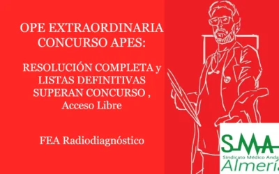 OPE ESTABILIZACION CONCURSO APES: RESOLUCIÓN COMPLETA y LISTAS DEFINITIVAS SUPERAN CONCURSO FEA Radiodiagnóstico.