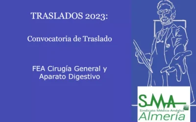 TRASLADOS 2023: Convocatoria de Traslado. FEA Cirugía General y Aparato Digestivo.