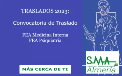 TRASLADOS 2023: Convocatoria de Traslado. FEA Medicina Interna y Psiquiatría