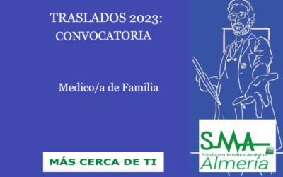 TRASLADOS 2023: Convocatoria de Traslado Medico/a de Familia.