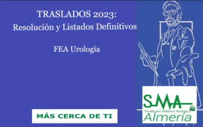 TRASLADOS 2023 RESOLUCIÓN DEFINITIVA Facultativo/a Especialista de Urología.