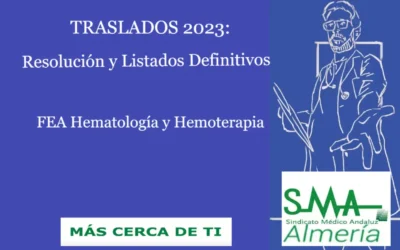 TRASLADOS 2023 RESOLUCIÓN DEFINITIVA Facultativo/a Especialista de Hematología y Hemoterapia.