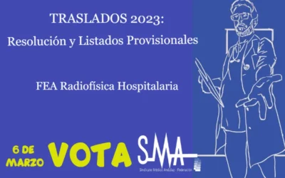 TRASLADOS 2023: Resolución Provisional y Listado provisional. FEA Radiofísica Hospitalaria.