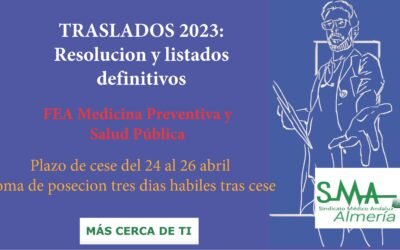 Resolución y listados definitivos del concurso de traslado para plazas básicas FEA Medicina Preventiva y Salud Pública