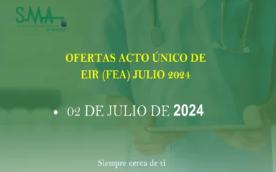 Noticias: SIMEAL INFORMA.OFERTAS ACTO ÚNICO DE EIR (FEA) JULIO 2024 .