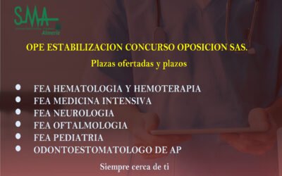 OPE ESTABILIZACION CONCURSO-OPOSICION CENTROS SAS. PLAZAS OFERTADAS Y SOLICITUD DE DESTINO