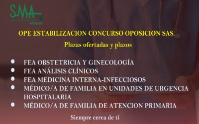 OPE ESTABILIZACION CONCURSO-OPOSICION CENTROS SAS. PLAZAS OFERTADAS Y SOLICITUD DE DESTINO