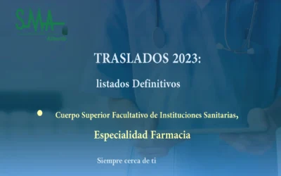 TRASLADOS 2023 RESOLUCIÓN DEFINITIVA Cuerpo Superior Facultativo de Instituciones Sanitarias, especialidad Farmacia