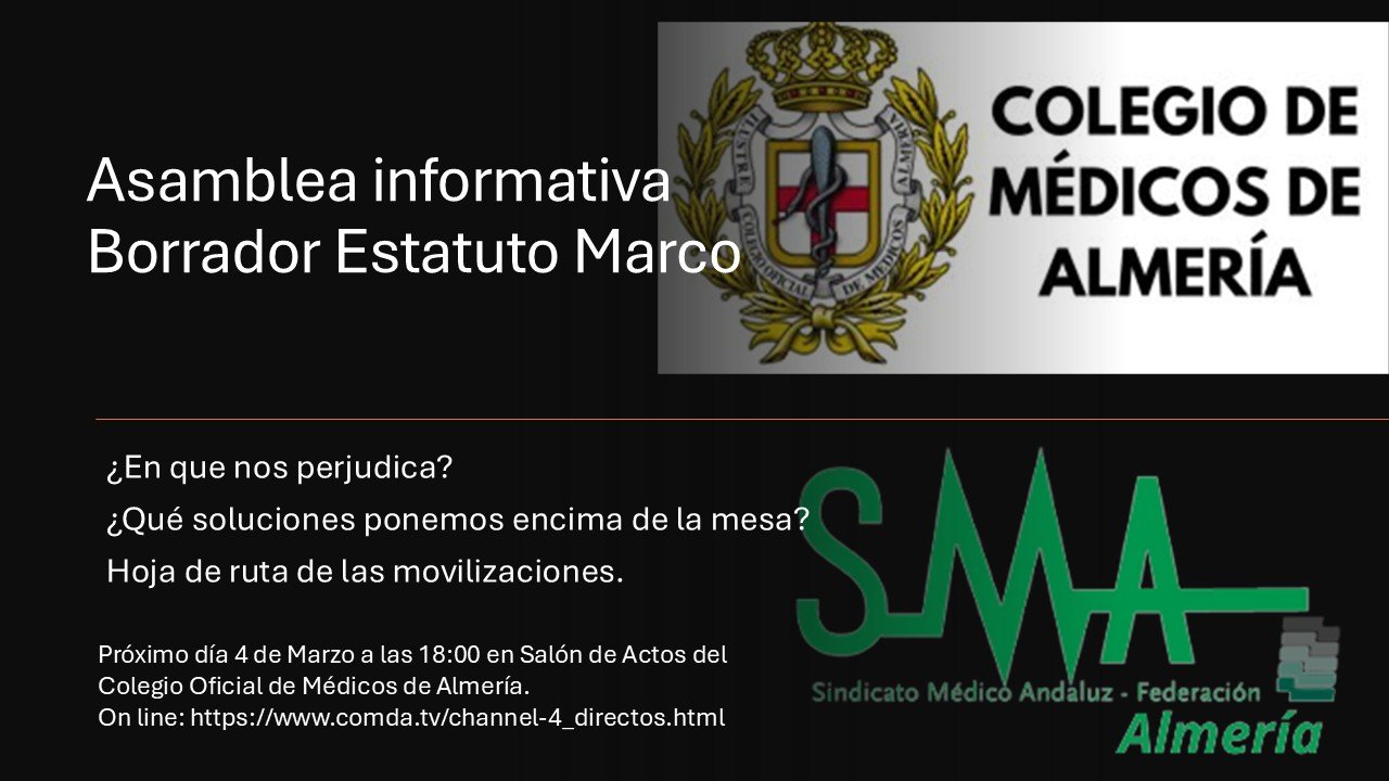 Asamblea informativa 4 marzo