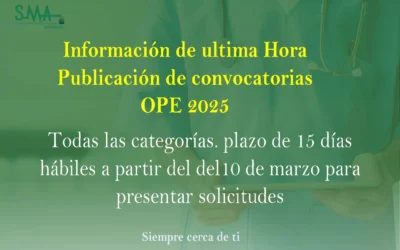 Publicadas las Convocatorias 2025 en desarrollo de las Ofertas de Empleo Público