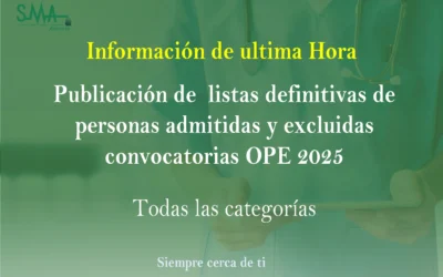 OPE 2025: Listado definitivo de admisión y concesión de adaptaciones