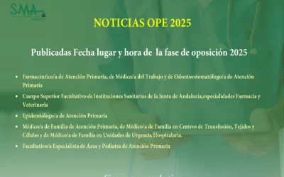Noticias: Publicadas Fecha lugar y hora de la fase de oposición 2025