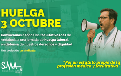 SMA y CESM presentan una propuesta de estatuto propio y anuncian movilizaciones previas a la huelga médica nacional del 3 de octubre.