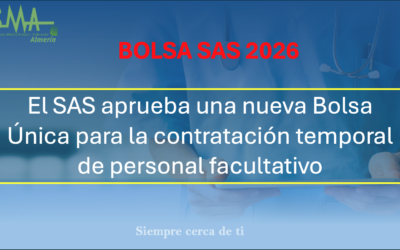 BOLSA SAS: El SAS aprueba una nueva Bolsa Única para la contratación temporal de personal facultativo