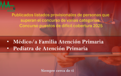 Convocatoria SAS 2026: Plazas de Difícil Cobertura (Médico de Familia y Pediatría)