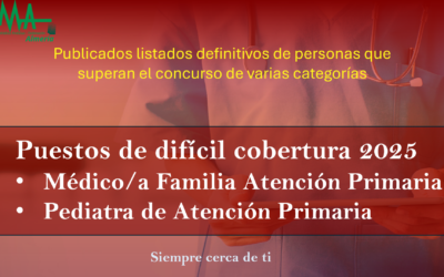 Convocatoria SAS 2026: Plazas de Difícil Cobertura (Médico de Familia y Pediatría)