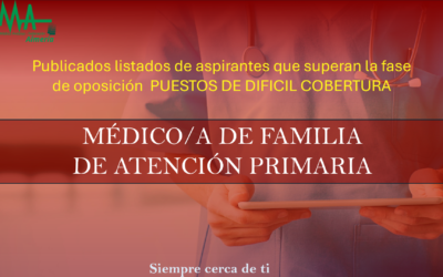 Convocatoria SAS 2026: Plazas de Difícil Cobertura Médico/a Familia Atención Primaria