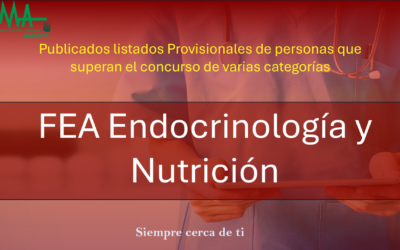 OPE 2025: Publicados listados Provisionales De aspirantes que superan la fase de concurso-oposición para  FEA Endocrinología y Nutrición