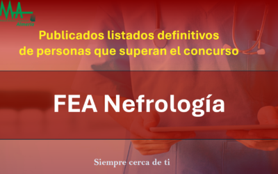 OPE 2025: Publicados listados Definitivas de aspirantes que superan la fase de concurso-oposición para FEA Nefrología
