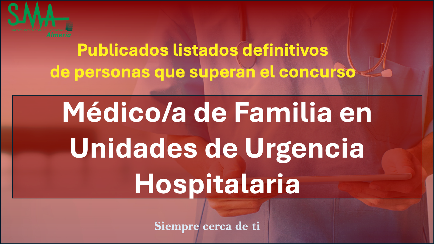 Médico/a de Familia en Unidades de Urgencia Hospitalaria